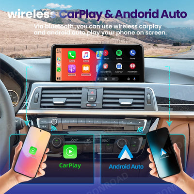 Autoradio CarPlay BMW Série 3 4 F30 F31 F33 F34 F36 - installé sur véhicule - Becquet Voiture