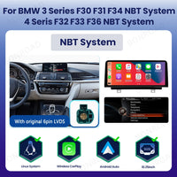 Autoradio CarPlay BMW Série 3 4 F30 F31 F33 F34 F36 - vue de dessus - Becquet Voiture
