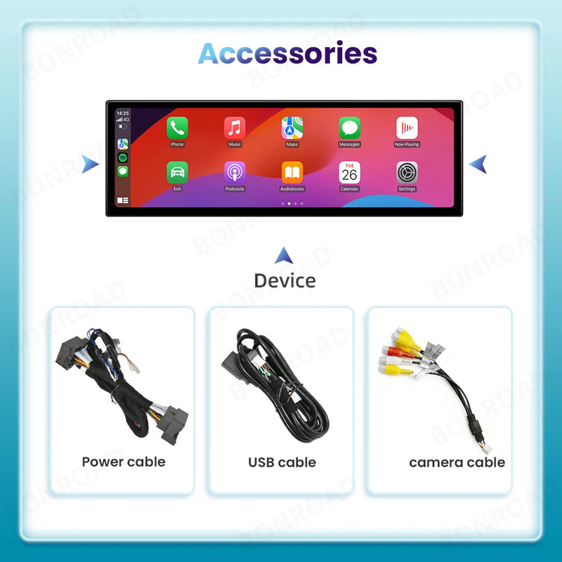 Autoradio CarPlay BMW Série 3 F30 F31 - packshot studio - Becquet Voiture