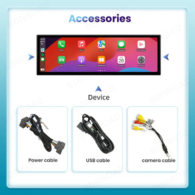 Autoradio CarPlay BMW Série 5 F10 F11 Écran 14.9 Pouces - packshot studio - Becquet Voiture