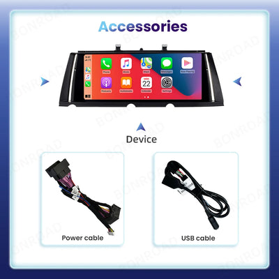 Autoradio CarPlay BMW Série 7 F01 F02 - packshot studio - Becquet Voiture