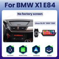 Autoradio CarPlay BMW X1 E84 - détail du montage - Becquet Voiture