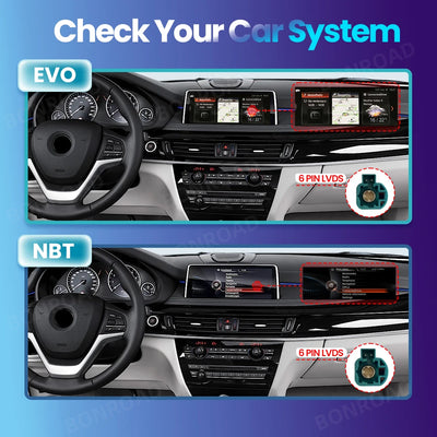 Autoradio CarPlay BMW X5 F15 X6 F16 - vue de profil - Becquet Voiture