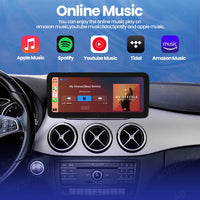 Autoradio CarPlay Mercedes Classe B W245 W246 2011-2019 - détail du montage - Becquet Voiture