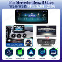 Autoradio CarPlay Mercedes Classe B W245 W246 2011-2019 - en situation - Becquet Voiture