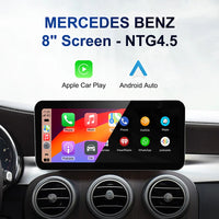 Autoradio CarPlay Mercedes NTG4.5 Android Auto - vue arrière - Becquet Voiture