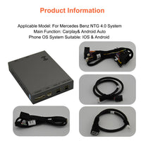 Autoradio CarPlay Sans Fil Mercedes Classe C E W204 - packshot studio - Becquet Voiture