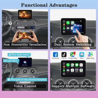 Autoradio CarPlay Sans Fil Mercedes GLK Classe E - installé sur véhicule - Becquet Voiture