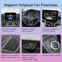 Autoradio CarPlay Sans Fil Mercedes GLK Classe E - packshot studio - Becquet Voiture