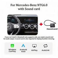 Autoradio CarPlay Sans Fil Mercedes MBUX NTG6.0 - vue de dessus - Becquet Voiture