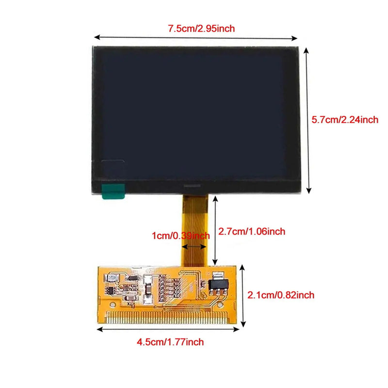 Car Stereo Multimedia Screen Audi TT 8N A6 C5 - side view - Becquet Voiture