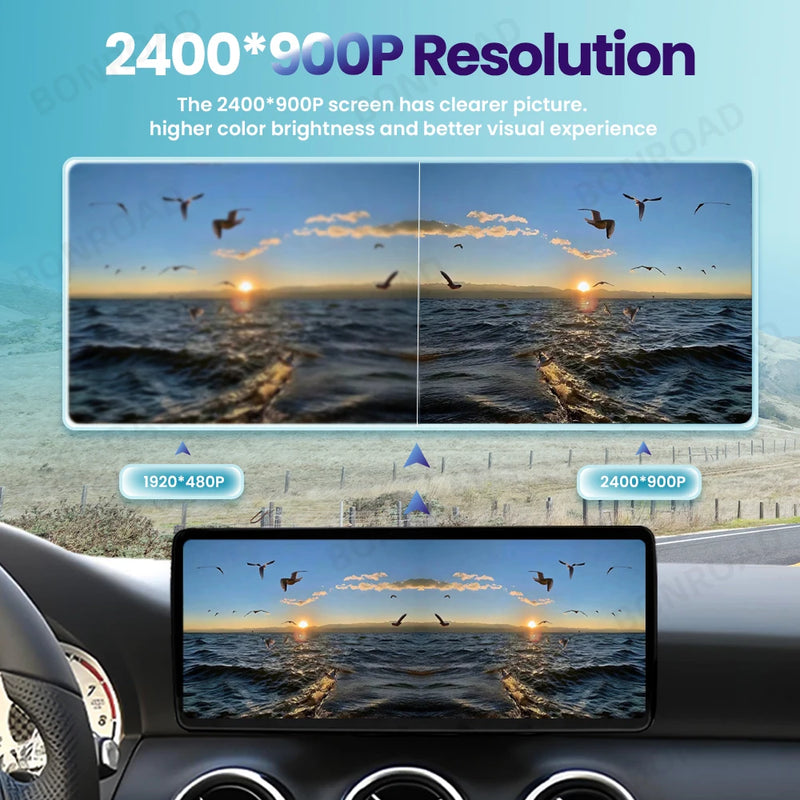 Autoradio Mercedes Classe A W176 CarPlay Android Auto - packshot studio - Becquet Voiture