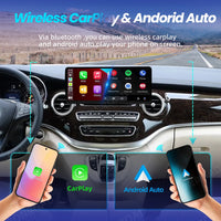 Autoradio Mercedes Classe V W447 CarPlay Android Auto - vue arrière - Becquet Voiture