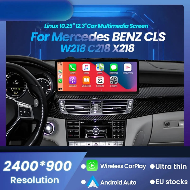 Autoradio Mercedes CLS W218 C218 X218 - Vorderansicht - Becquet Voiture