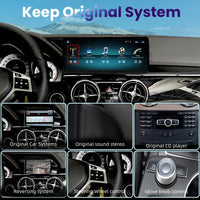 Autoradio Mercedes GLK X204 2008-2015 CarPlay Android Auto - packshot studio - Becquet Voiture