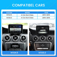 Autoradio Multimédia CarPlay Mercedes Classe A GLA CLA - installé sur véhicule - Becquet Voiture