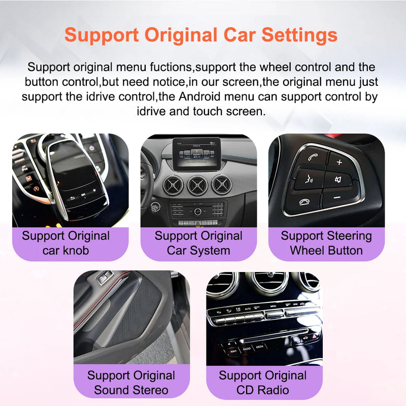 Autoradio Tactile 10,25 Pouces CarPlay Mercedes Classe B - packshot studio - Becquet Voiture