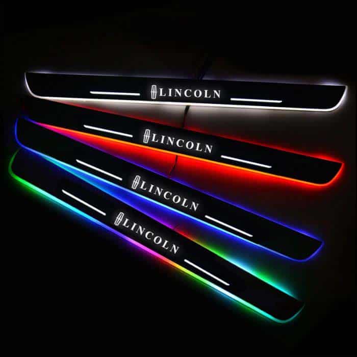 Seuils de Porte Lincoln LED 7 Couleurs Étanches Aimantés