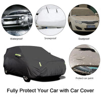 Bâche de Protection Voiture Berline Universelle - vue de profil - Becquet Voiture