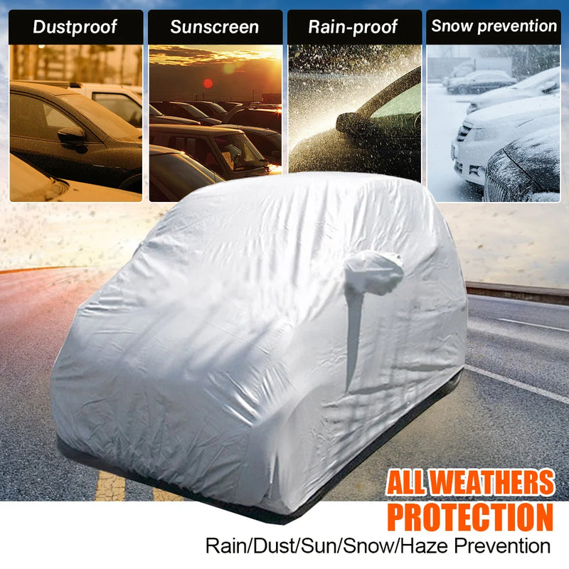 Bâche de Protection Voiture Smart Fortwo Universelle - installé sur véhicule - Becquet Voiture