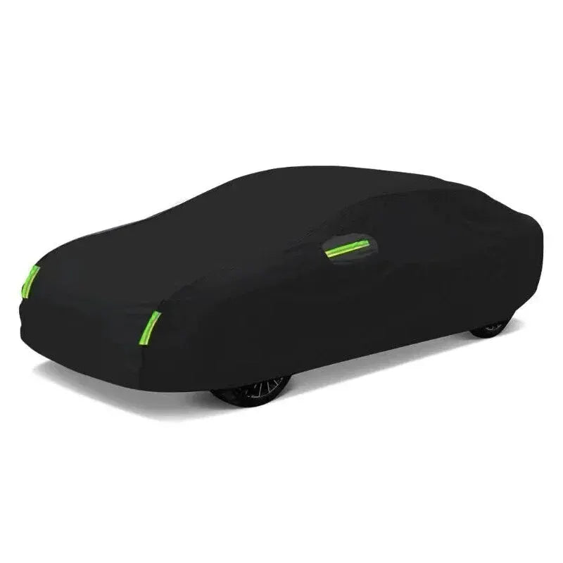 Bâche de Protection Voiture Universelle Berline SUV - vue de trois-quarts - Becquet Voiture