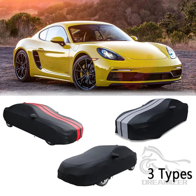 Bâche de Protection Voiture Universelle Porsche - vue de profil - Becquet Voiture