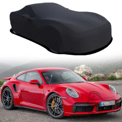Bâche de Protection Voiture Universelle Porsche - vue de trois-quarts - Becquet Voiture