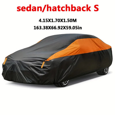Bâche de Protection Voiture Universelle SUV Berline - détail du montage - Becquet Voiture