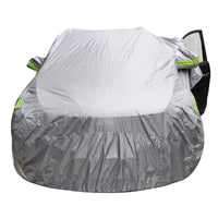 Bâche de Protection Voiture Universelle SUV Berline Étanche Anti-UV - vue de profil - Becquet Voiture