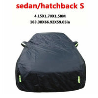Bâche de Protection Voiture Universelle SUV Berline Noire Anti-UV - packshot studio - Becquet Voiture