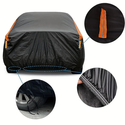 Bâche de Protection Voiture Universelle SUV Berline - vue arrière - Becquet Voiture