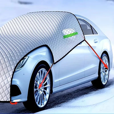 Bâche Pare-Brise Anti-Neige Voiture Hiver Universelle - packshot studio - Becquet Voiture