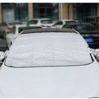 Bâche Pare-Brise Magnétique Anti-Givre Voiture Hiver - installé sur véhicule - Becquet Voiture