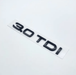Badge coffre Audi 3.0 TDI noir