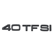 Badge coffre Audi 40 TFSI noir