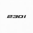 Badge coffre noir BMW Série 2 F22 lettrage motorisation gloss