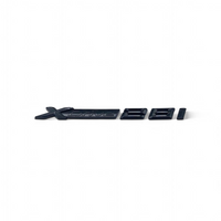 Badge coffre noir brillant BMW X3 xDrive 20i 35d - vue arrière - Becquet Voiture