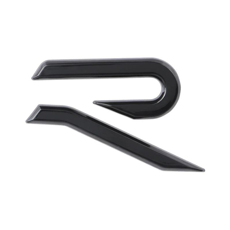 Badge coffre VW Golf R Polo Tiguan - vue rapprochée - Becquet Voiture