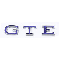 Badge GTE Volkswagen Golf 7 8 Avant Arrière - packshot studio - Becquet Voiture
