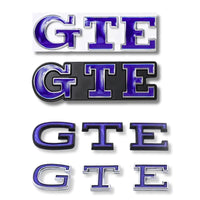 Badge GTE Volkswagen Golf 7 8 Avant Arrière - vue de face - Becquet Voiture