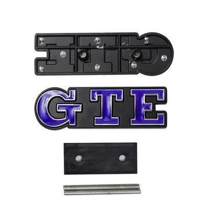 Badge GTE Volkswagen Golf 7 8 Avant Arrière - vue rapprochée - Becquet Voiture
