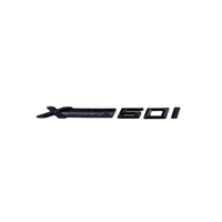 Badge Noir Coffre BMW X6 Xdrive 30d 35i 35d 40i - installé sur véhicule - Becquet Voiture