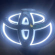 Badge Toyota LED Lumineux Chromé RGB Calandre