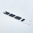 Badges coffre BMW Série 3 noir brillant
