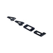 Badges coffre BMW Série 4 noir brillant
