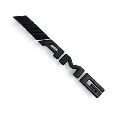 Badges coffre Mercedes A45 A35 AMG noir - en situation - Becquet Voiture