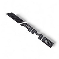 Badges coffre Mercedes A45 A35 AMG noir - installé sur véhicule - Becquet Voiture
