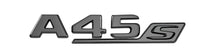 Badges coffre noirs Mercedes A45s A35s AMG W177 kit emblèmes - vue de dessus - Becquet Voiture