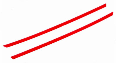 Baguette calandre rouge GTI VW Golf 8 - vue arrière - Becquet Voiture