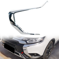 Bande Chromée Pare-Chocs Avant Mitsubishi Outlander 2016-2021 - en situation - Becquet Voiture